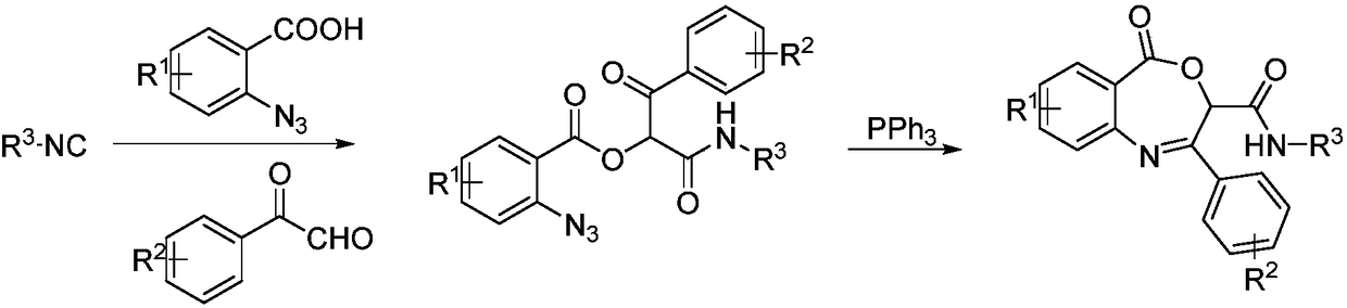 A kind of benzoxazepine antibacterial agent and its synthetic method