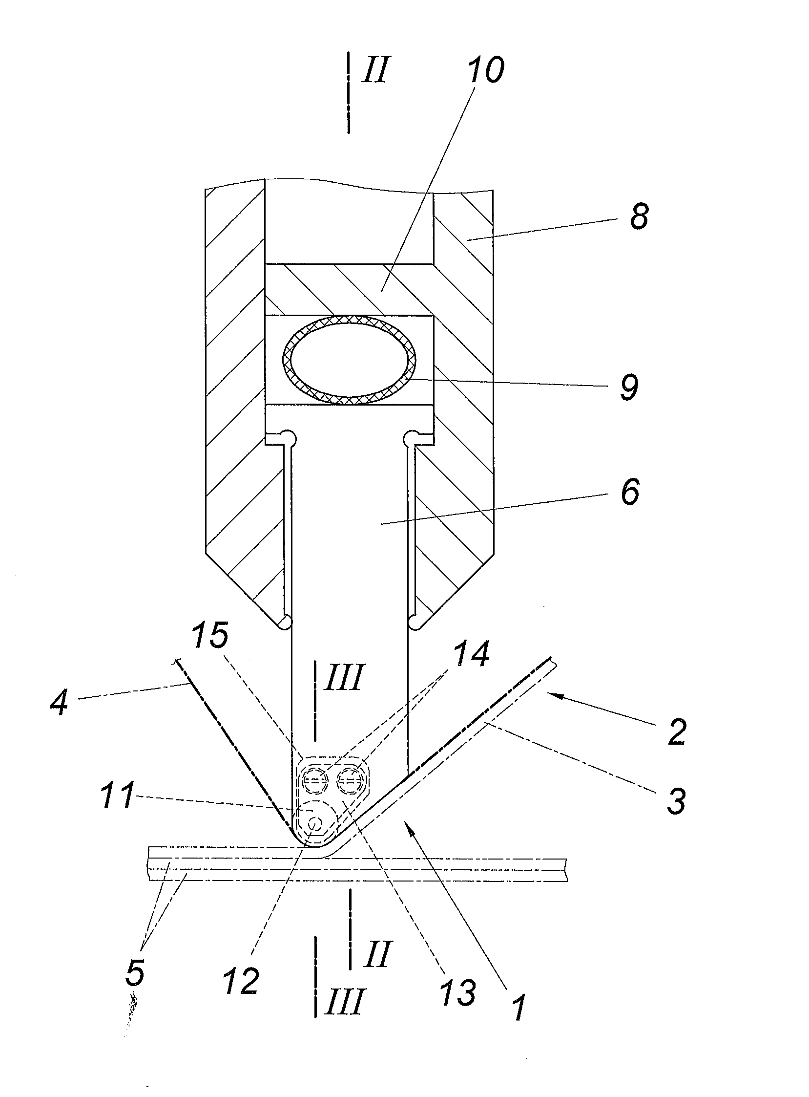 Apparatus for laying fiber tapes