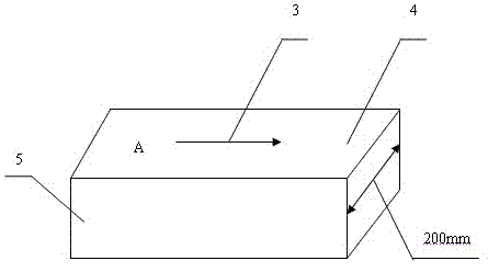 Inspection method for microcracks at corner of carbon steel continuous casting blank