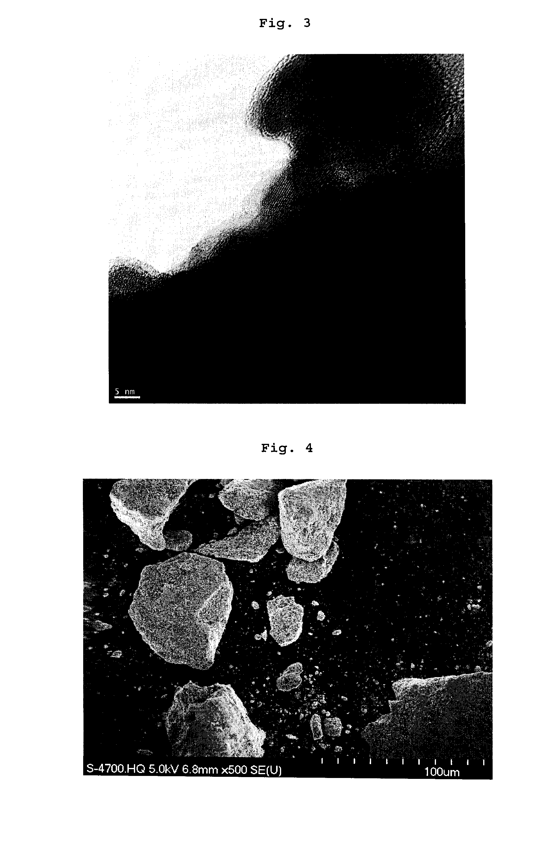 A method for preparing a particulate cathode material, and the material obtained by said method