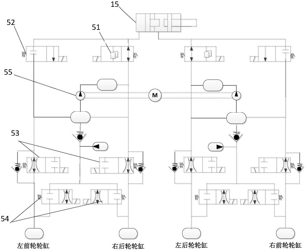 In-loop simulation platform and simulation method for real time hardware of body electronic stability system