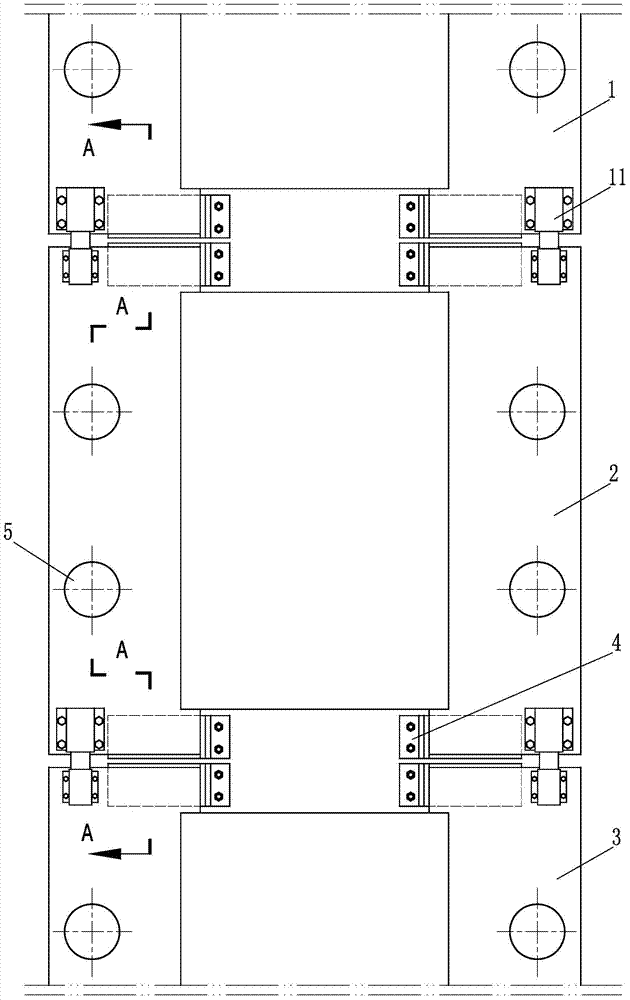 Installation and leveling method of prefabricated short floating slab in floating track bed