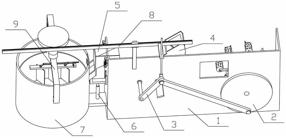 Whitebait bread stick processing device