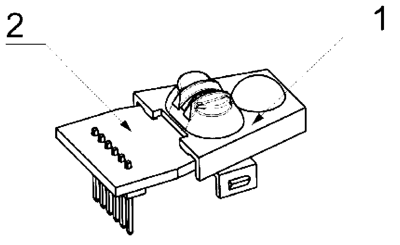 Automobile integrated illumination intensity sensor