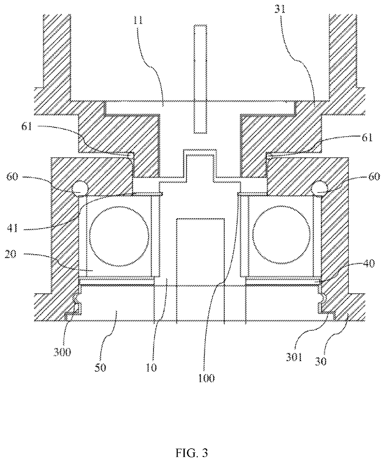 Transmission shaft and peripheral structure