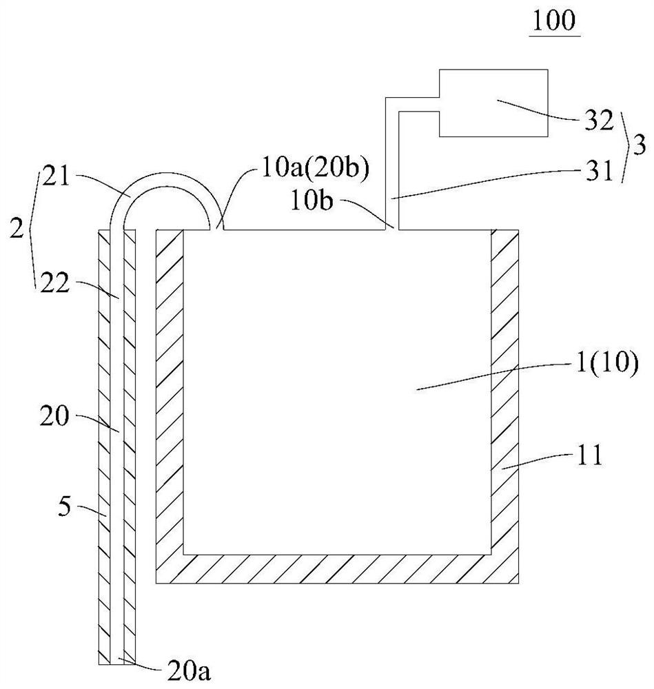 Liquid suction device for single crystal furnace and control method of liquid suction device