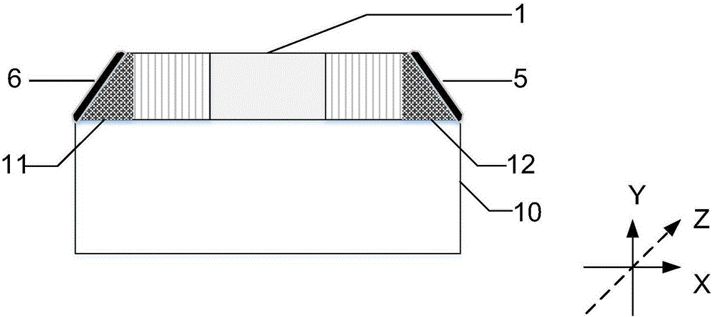 Composite double-gate high-speed PMOS device based on Ga2O3 material and production method of composite double-gate high-speed PMOS device