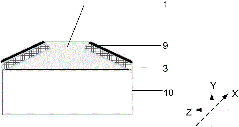 Composite double-gate high-speed PMOS device based on Ga2O3 material and production method of composite double-gate high-speed PMOS device