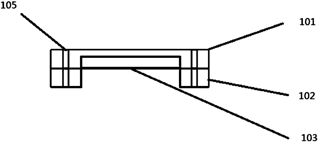 Suspension structural microwave filter and manufacturing method thereof