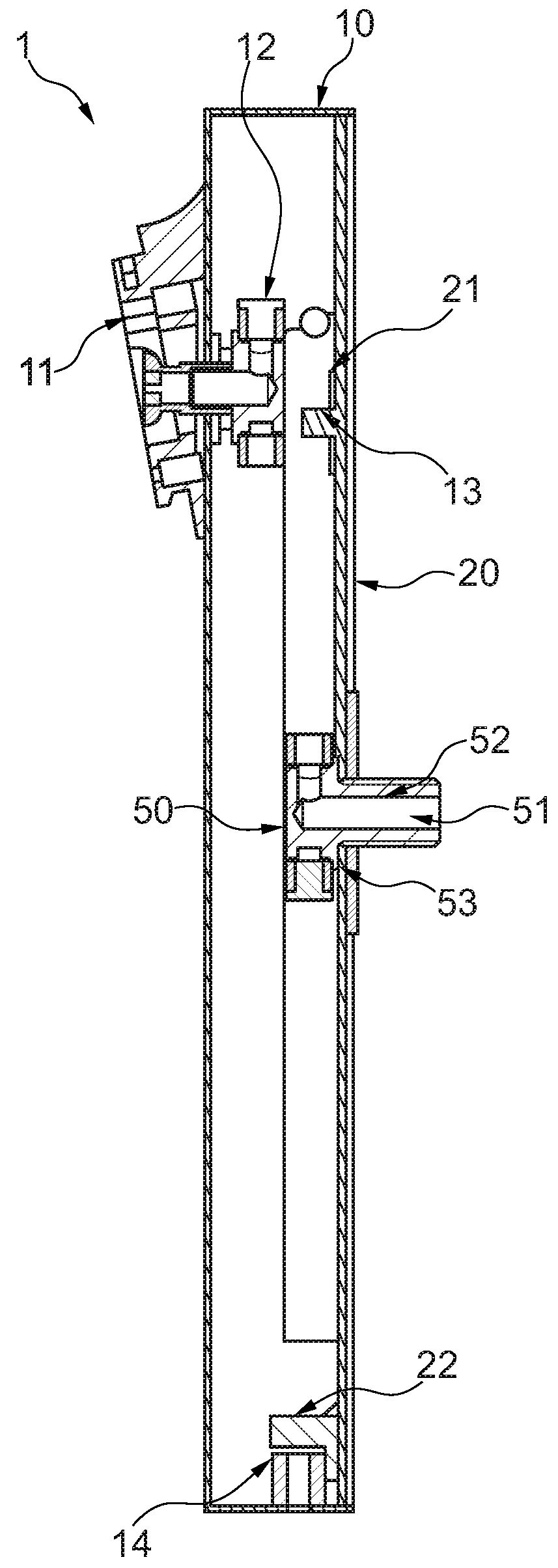 Mounting Device for a Fitting Panel