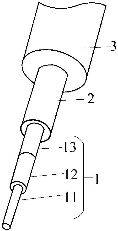 Tight-buffered optical fiber and making method thereof