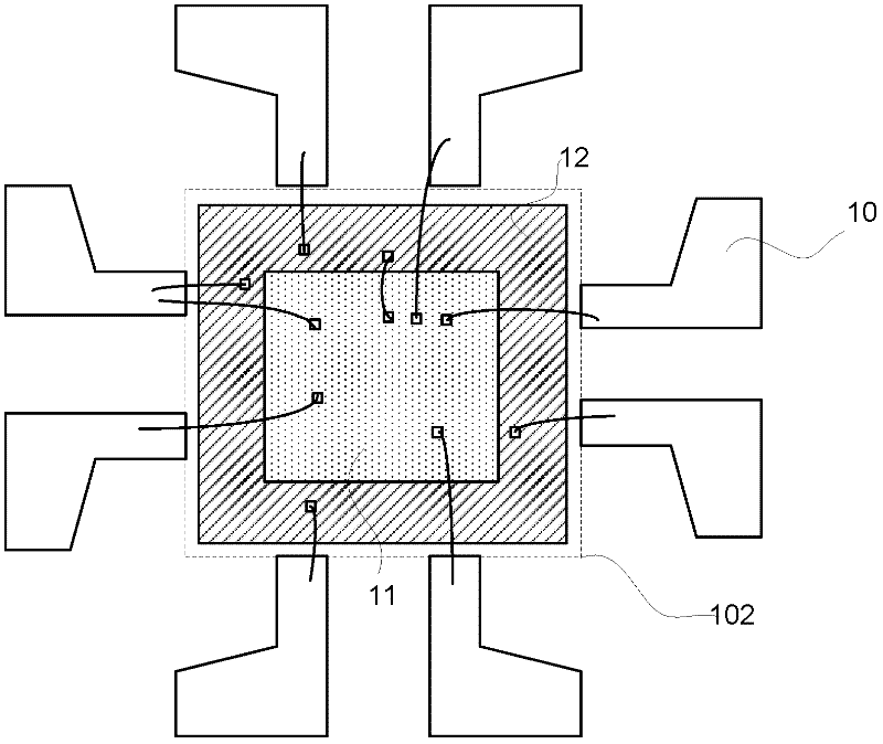 Stacked Chip Packaging Structure, Synchronous Rectifying Module And Converter Module