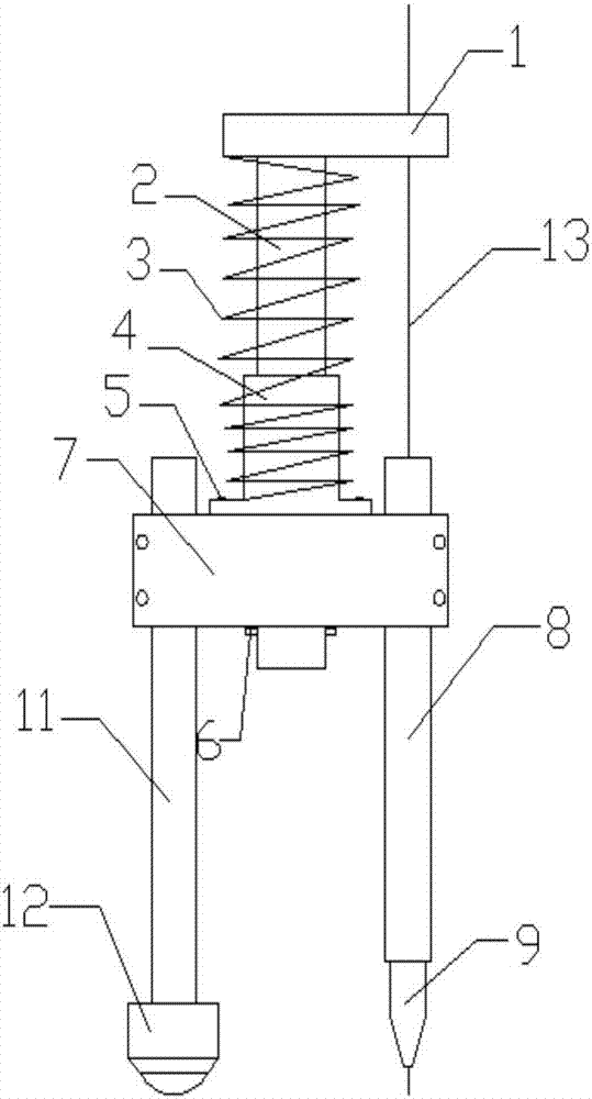 Height tracking device and method for mechanical underwater arc cutting trolley