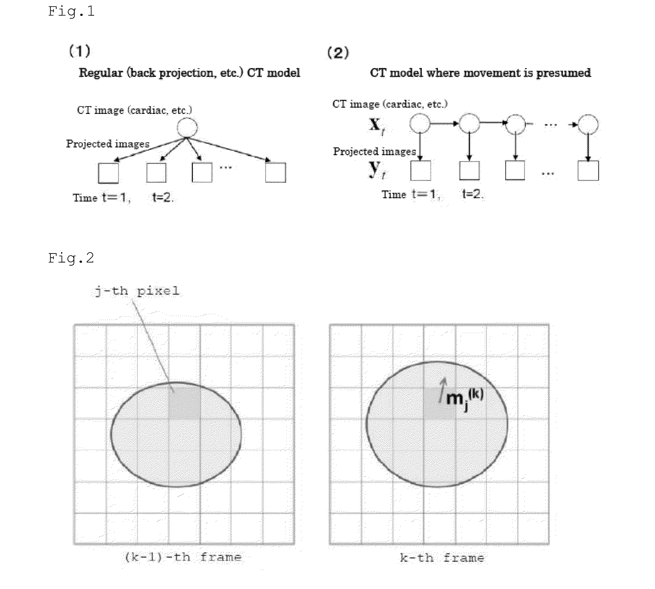 Motion-tracking x-ray ct image processing method and motion-tracking x-ray ct image processing device