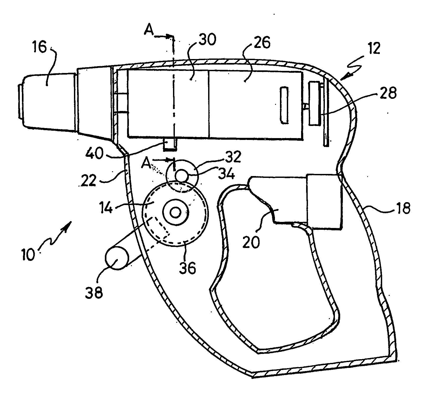 Handwheel-operated device