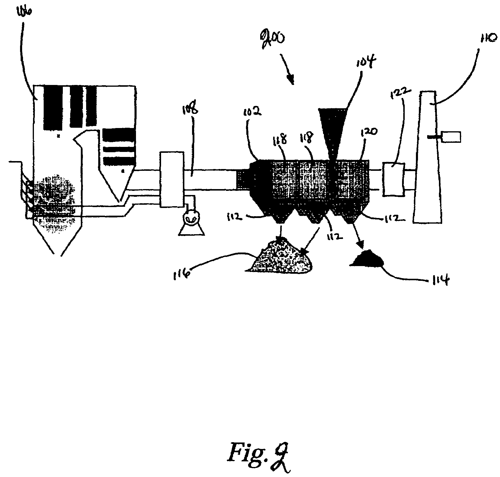 Method and apparatus for removing particulate and vapor phase contaminants from a gas stream