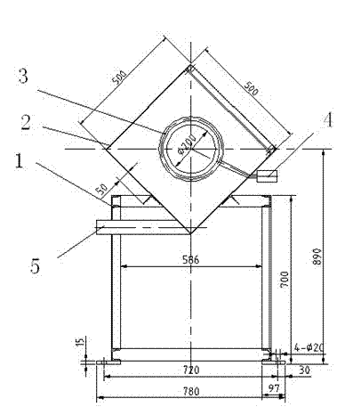 Magnetic suspension collecting and blow-drying device and application thereof on magnetic particle inspection equipment