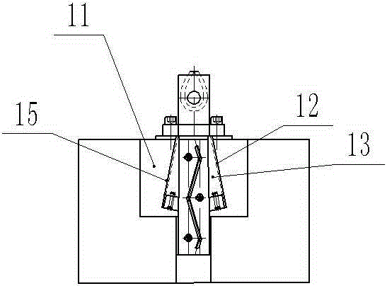 Balance weight device of boring-milling machine