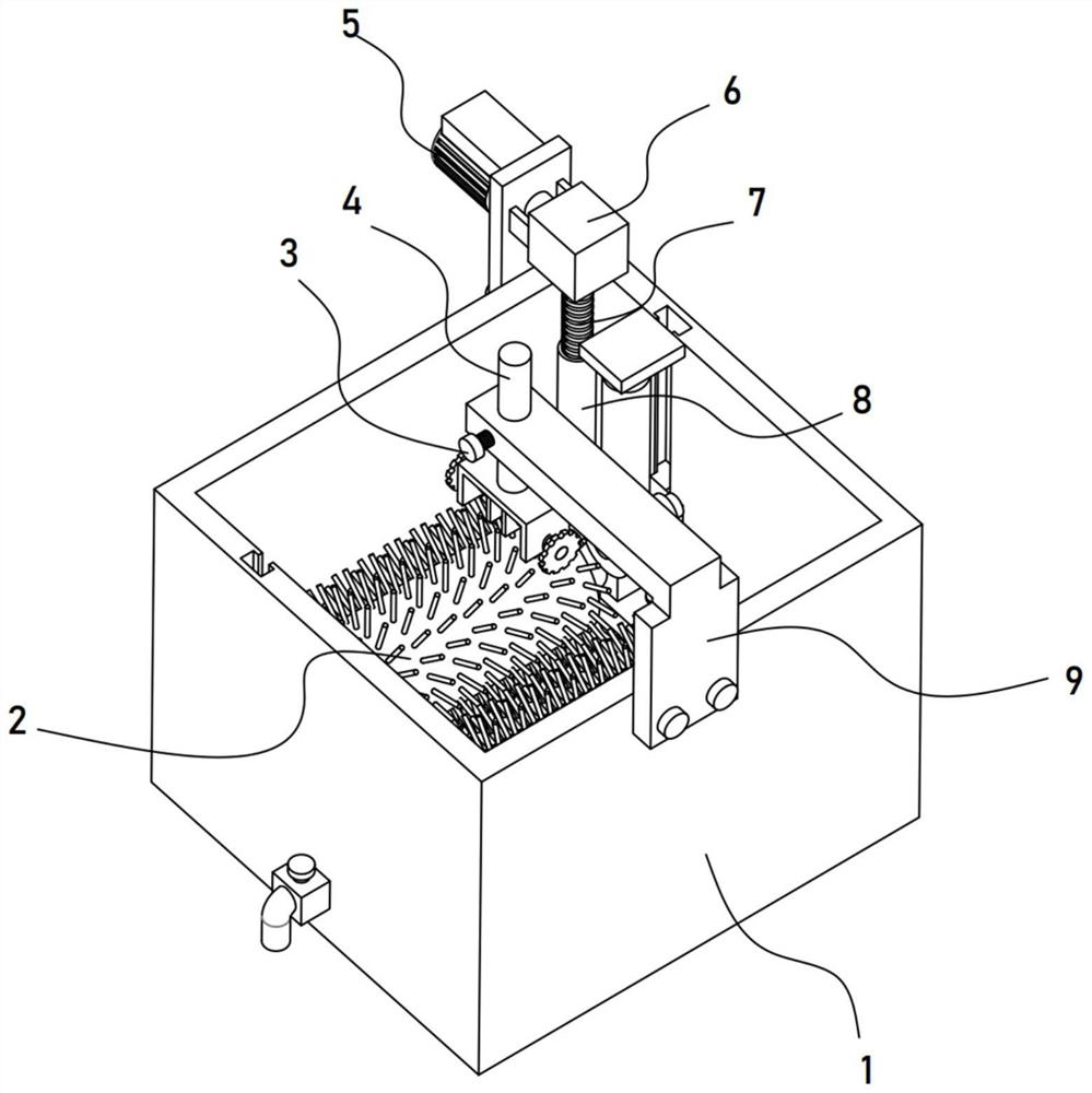 Oral cavity disinfection nursing auxiliary device