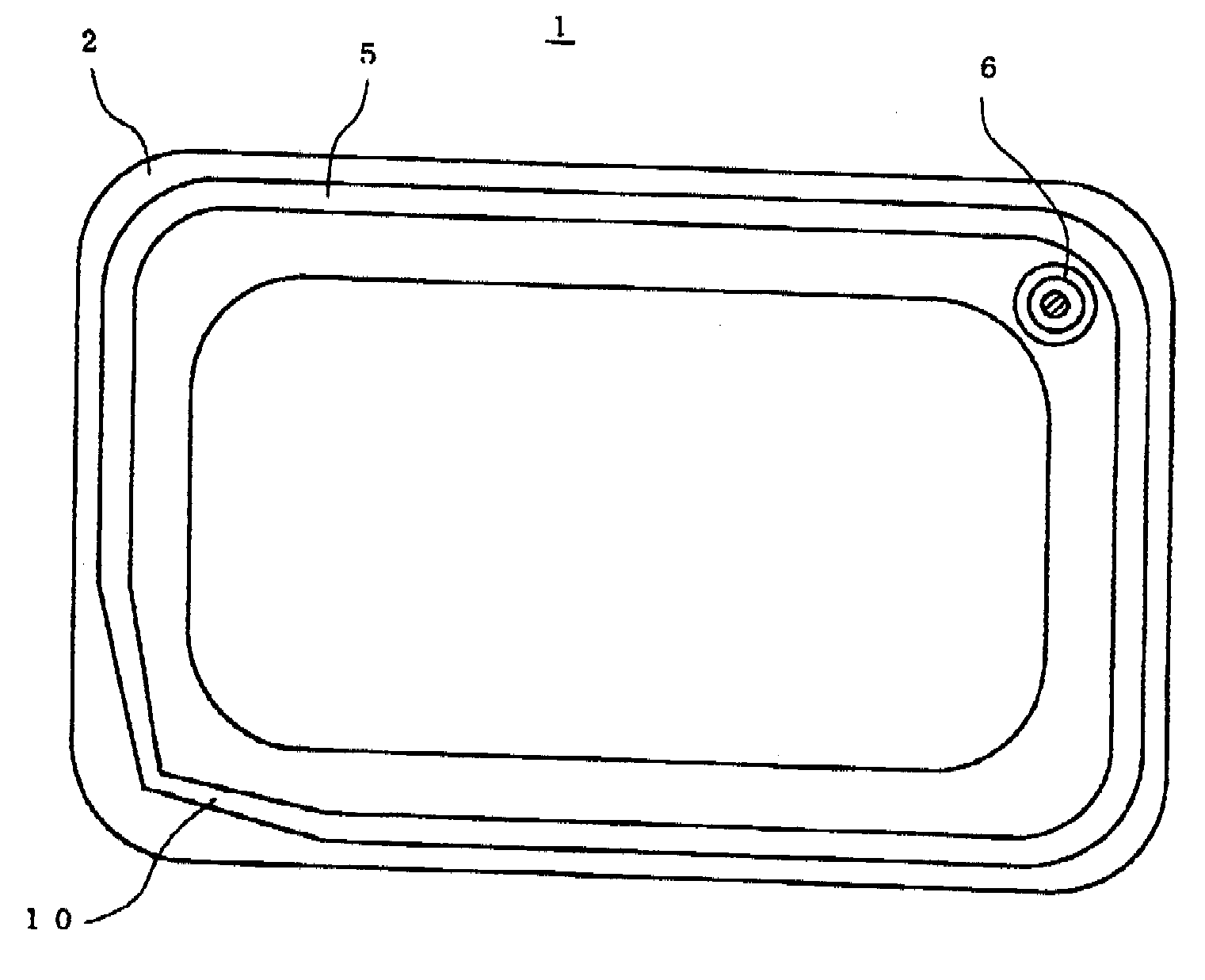 Packaging container for microwave oven and process for manufacturing the same