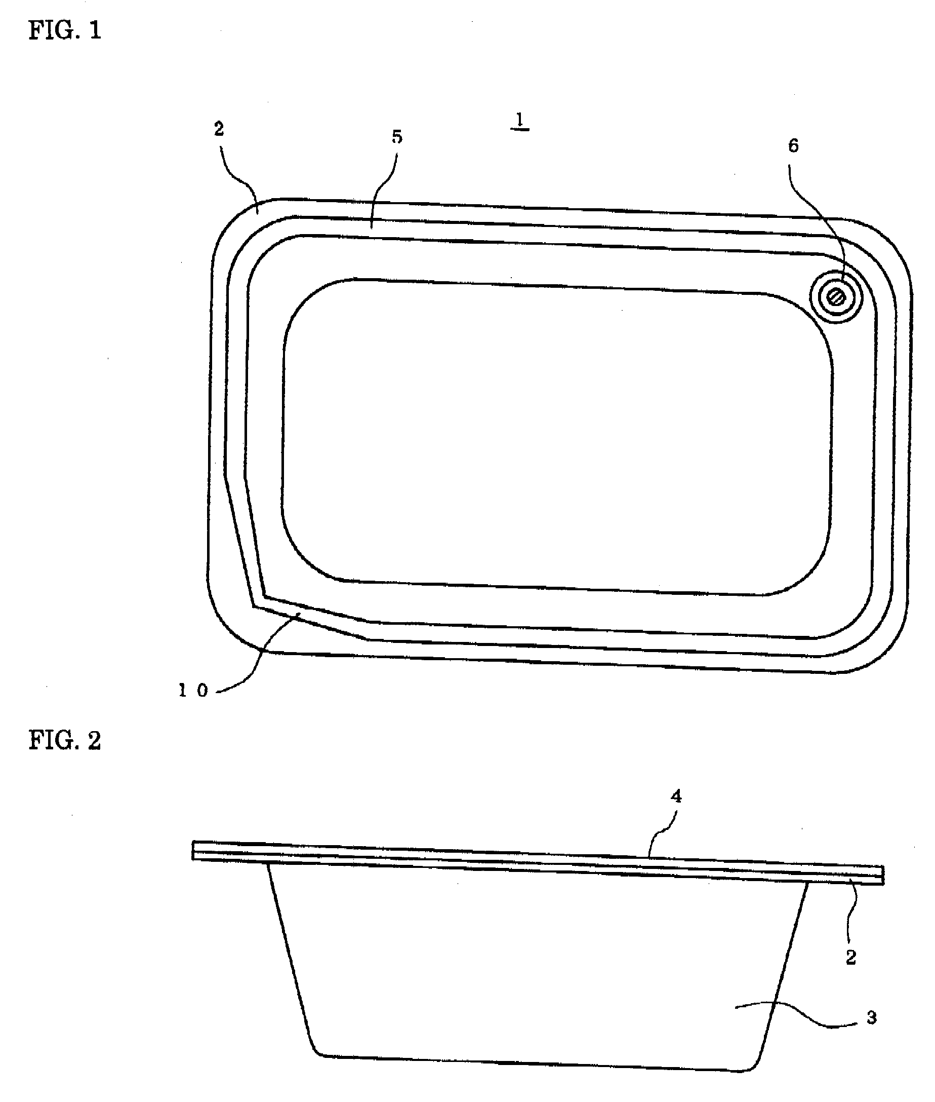 Packaging container for microwave oven and process for manufacturing the same