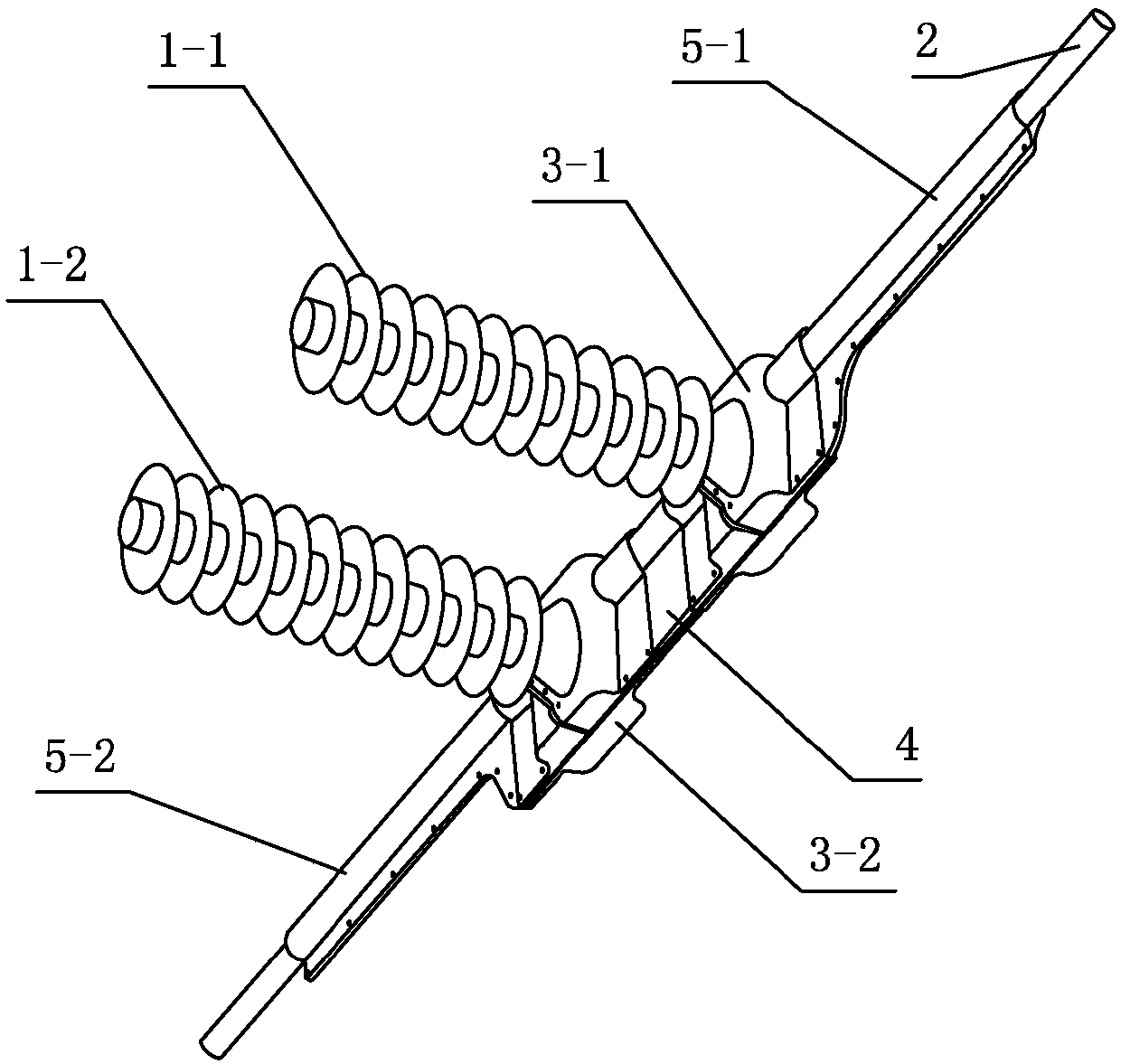 Method for avoiding high-voltage overhead line grounding failure by adopting bird repellent shielding cover