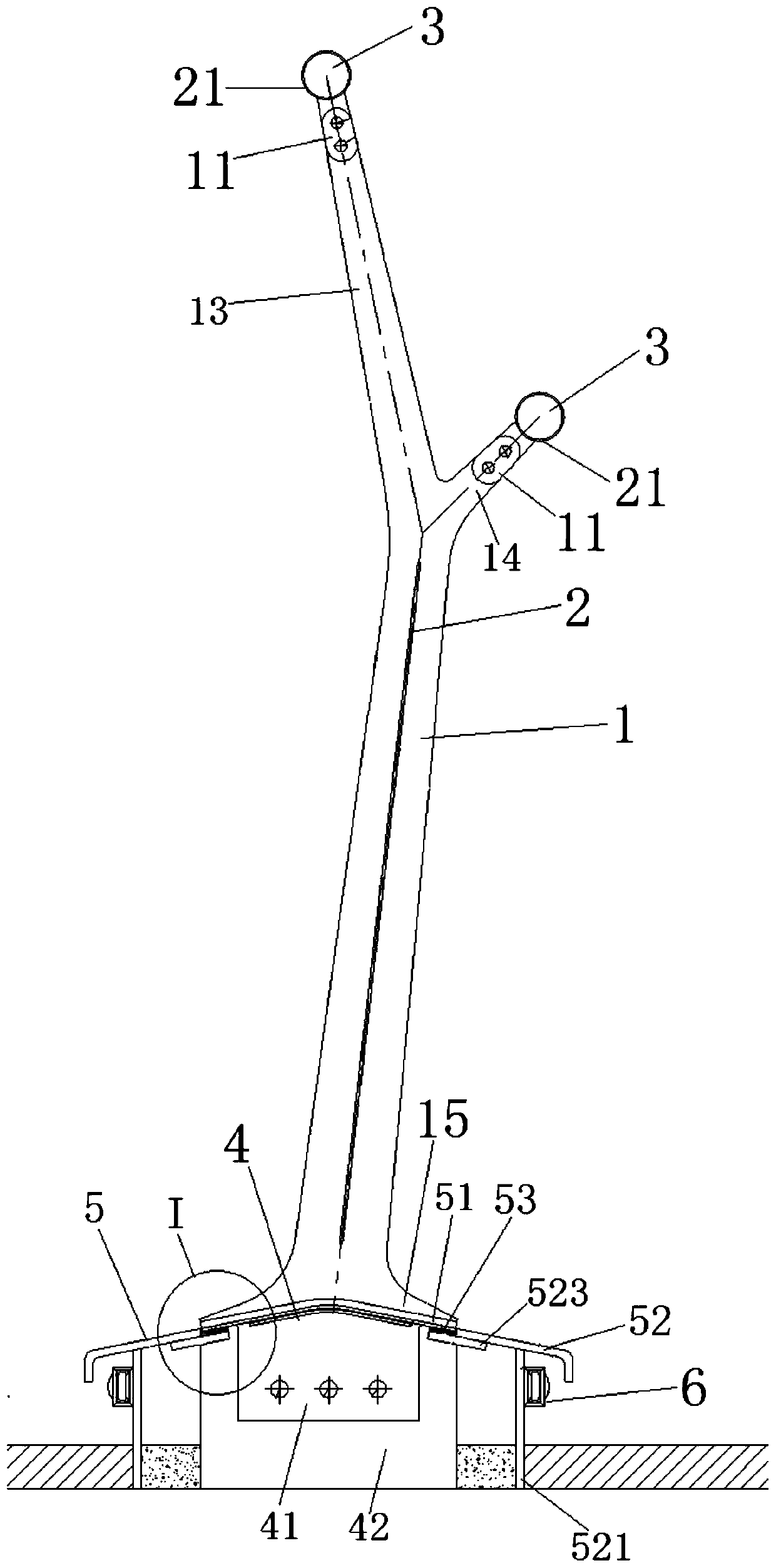 Fabricated bicycle lane and sidewalk isolation railing