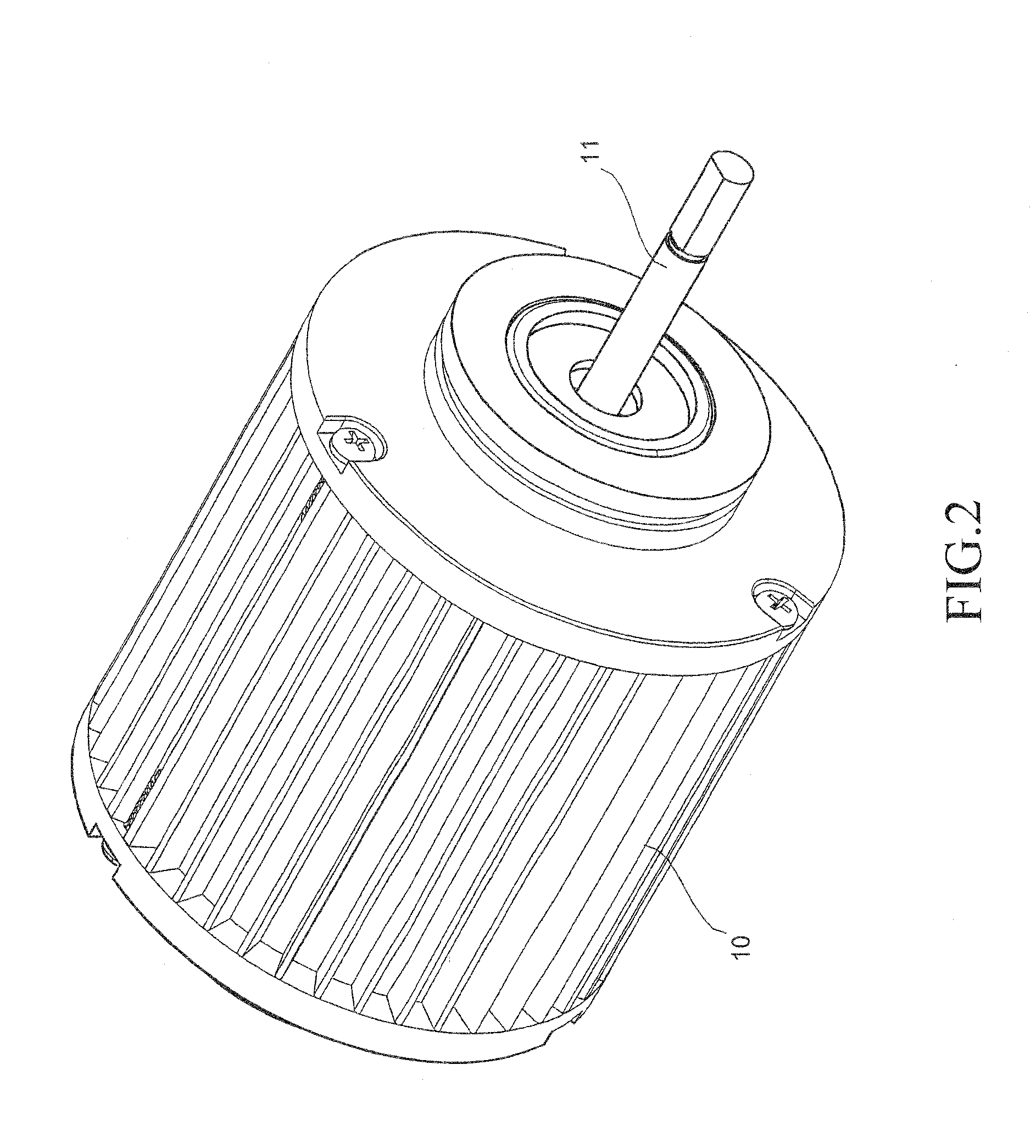 Rotor assembly using polar anisotropic ring magnet