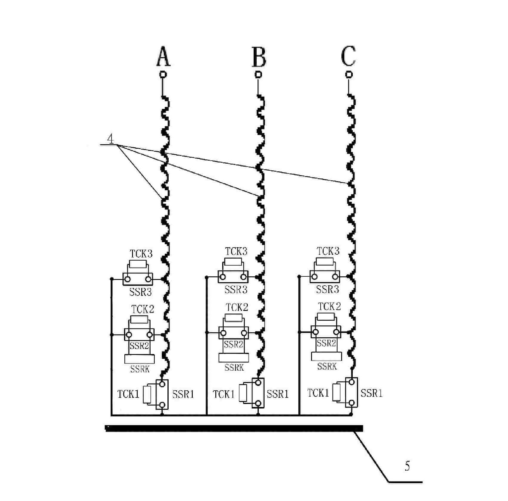 Distributing transformator electronic type loaded automatic wide region voltage regulating device