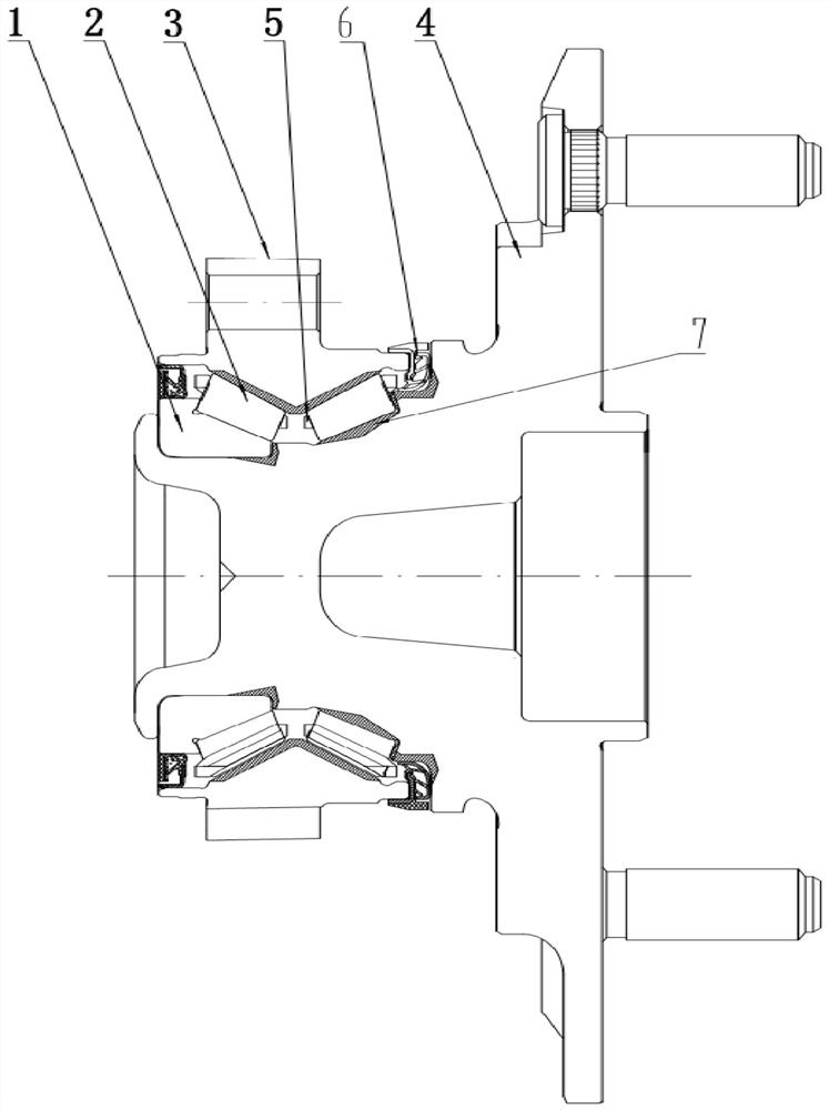 Light-weight hub bearing unit and treatment method for pretreating laser additive