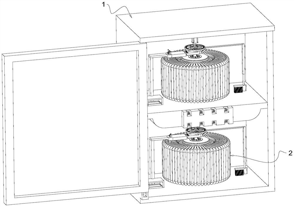 High-safety environment-friendly energy-saving voltage stabilizer