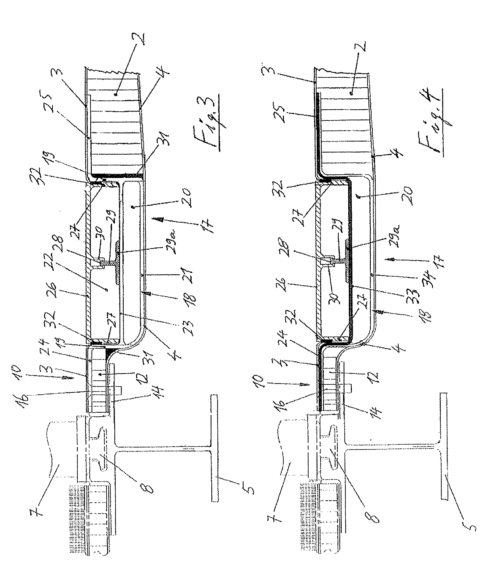 Arrangement for installing electric cables in the floor region of an aircraft