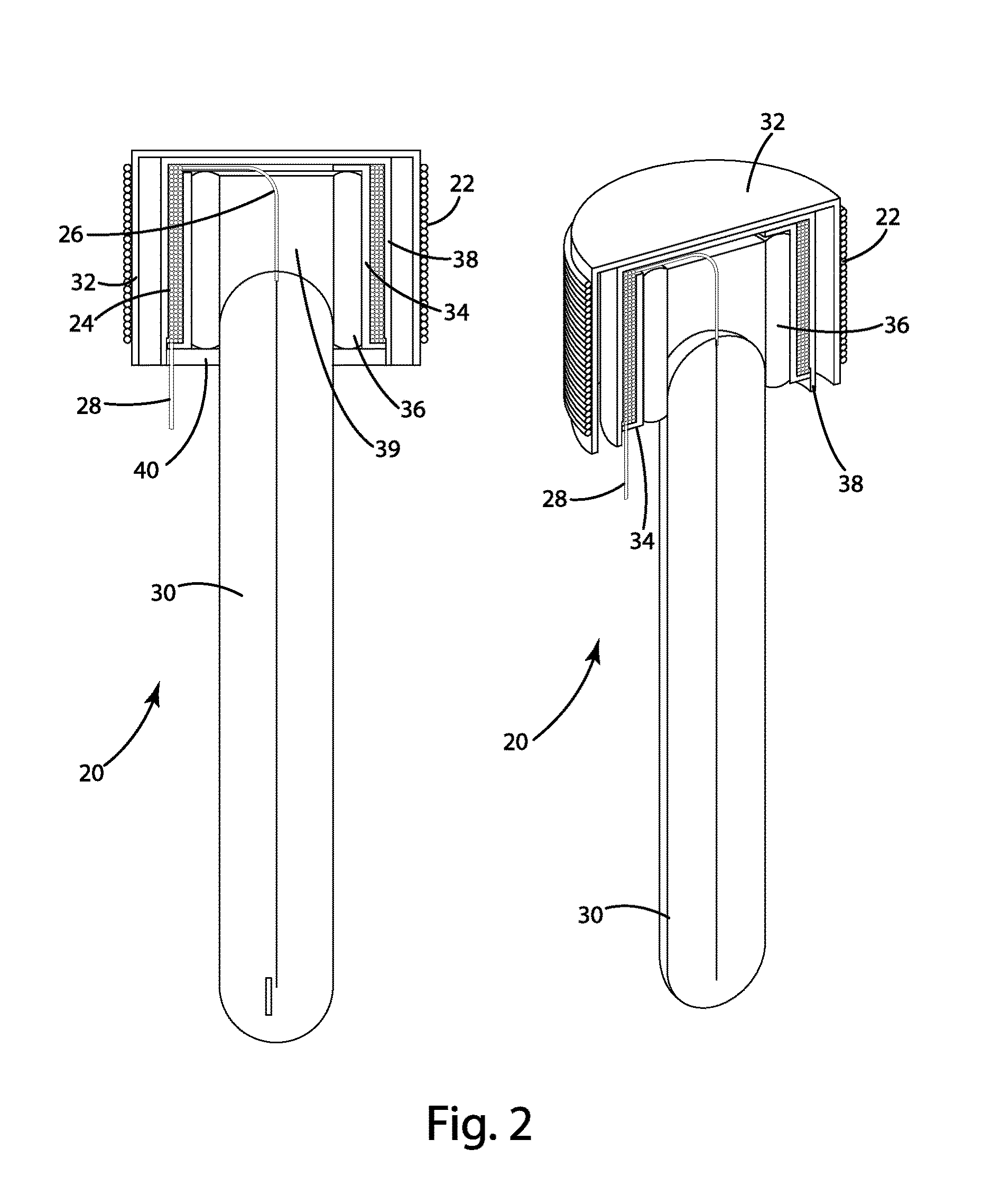 Inductively coupled dieletric barrier discharge lamp
