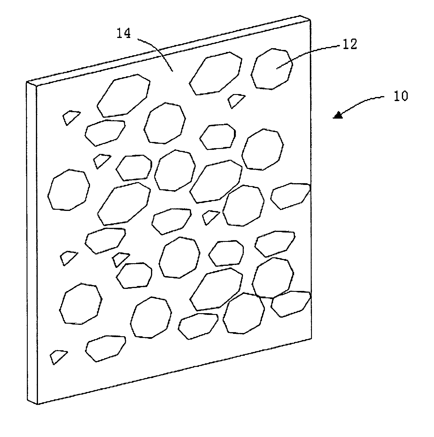 Method for manufacturing synthetic decorative stone with inlays