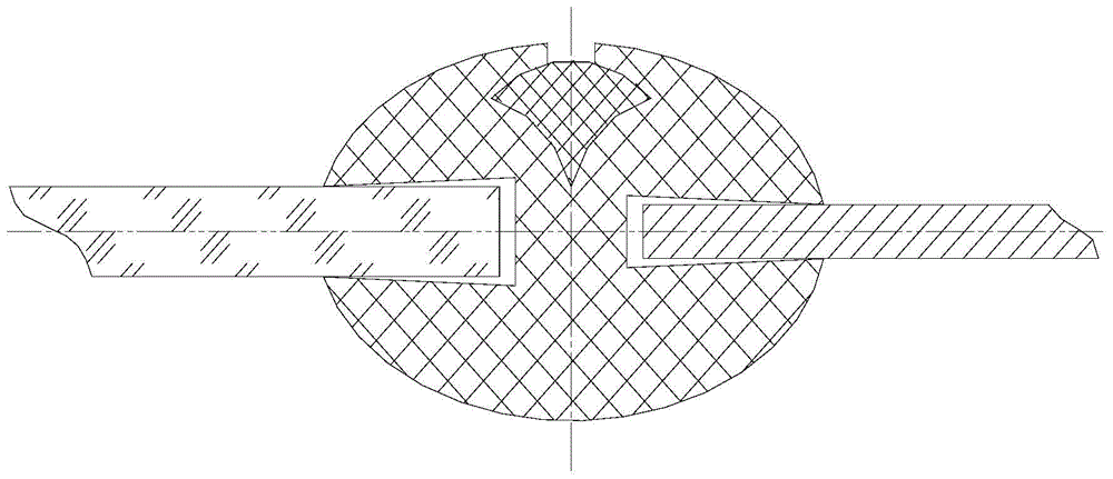 A df4 type locomotive side wall single-layer glass installation and fixing device