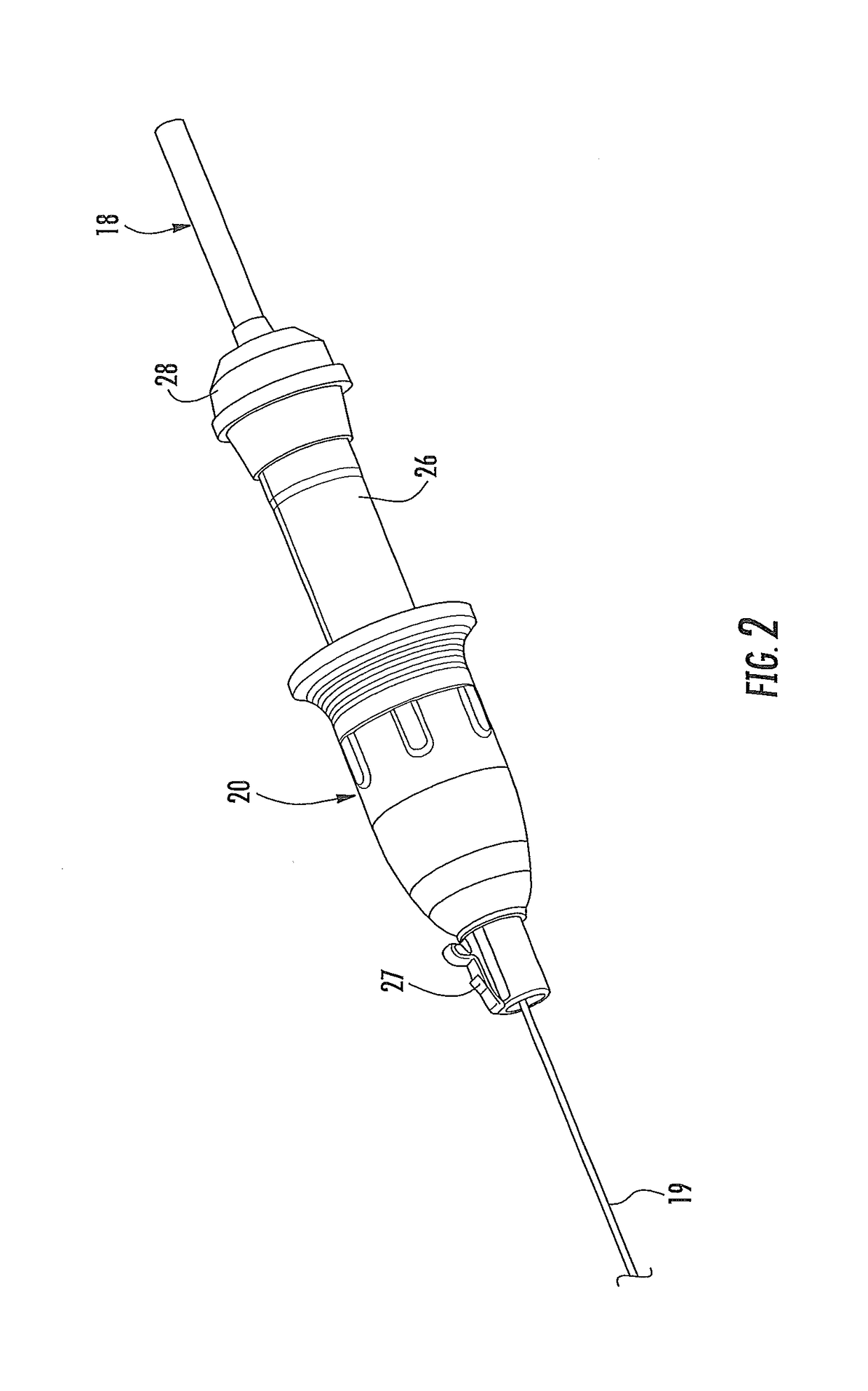 Microwave ablation catheter, handle, and system