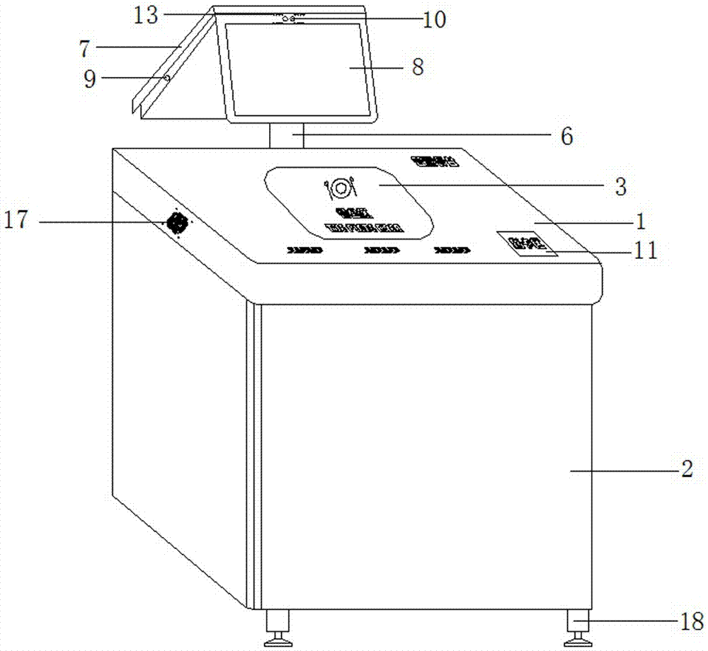 Food and beverage settlement device and method based on face recognition