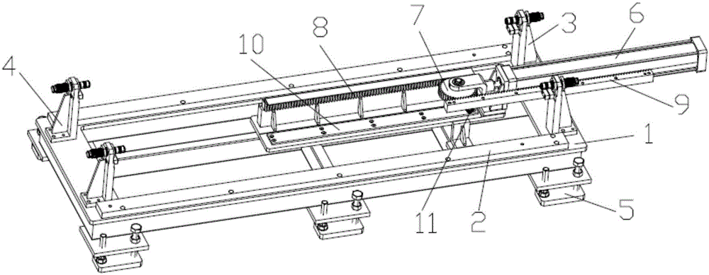 Sliding table mechanism