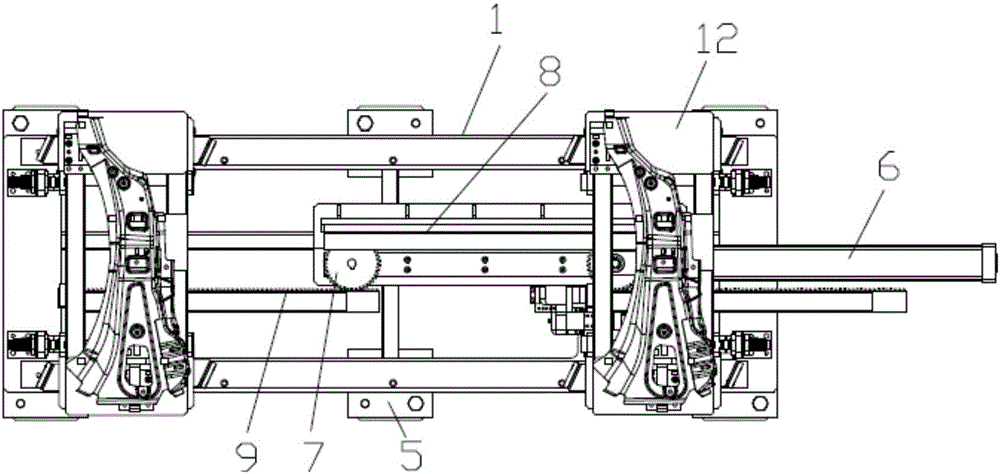 Sliding table mechanism