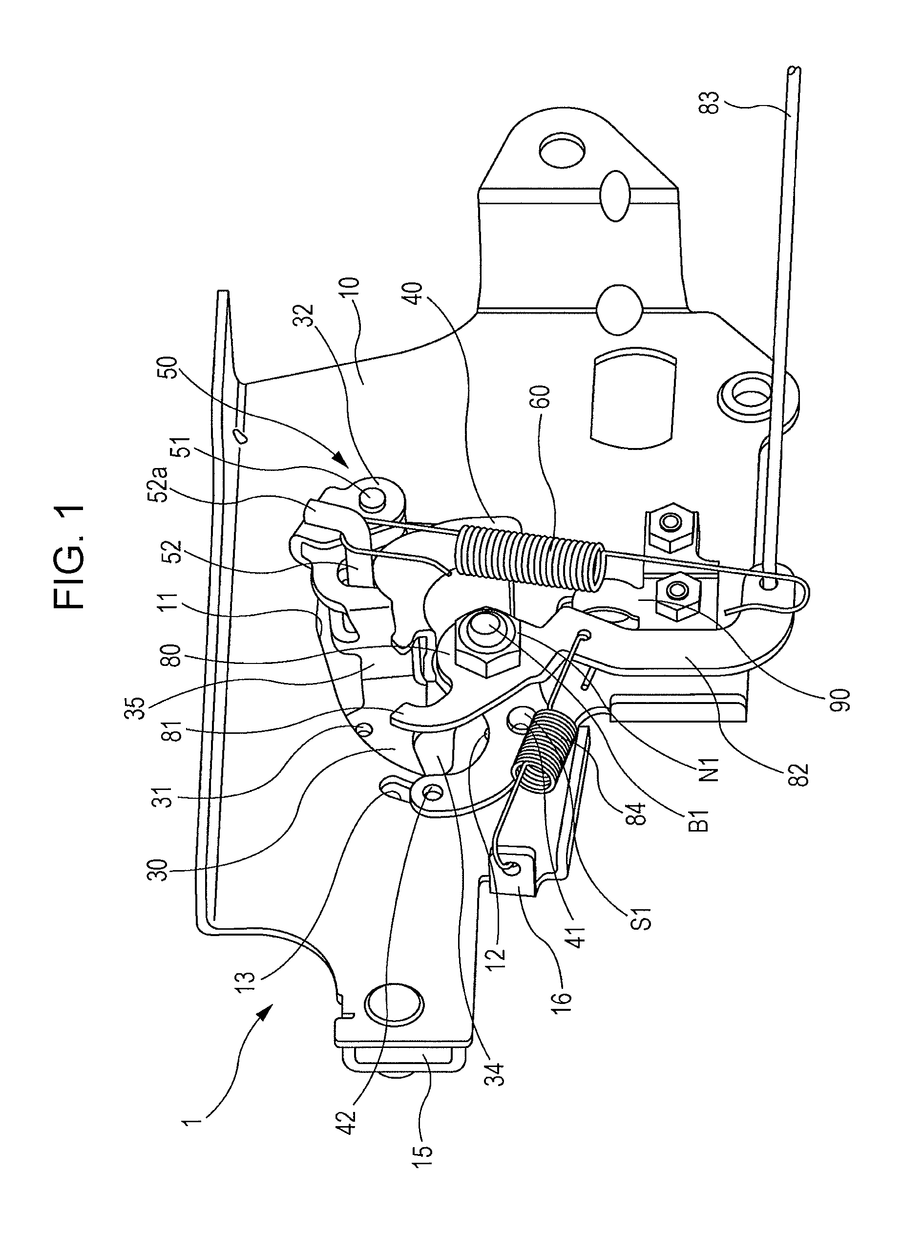 Operation device for engine