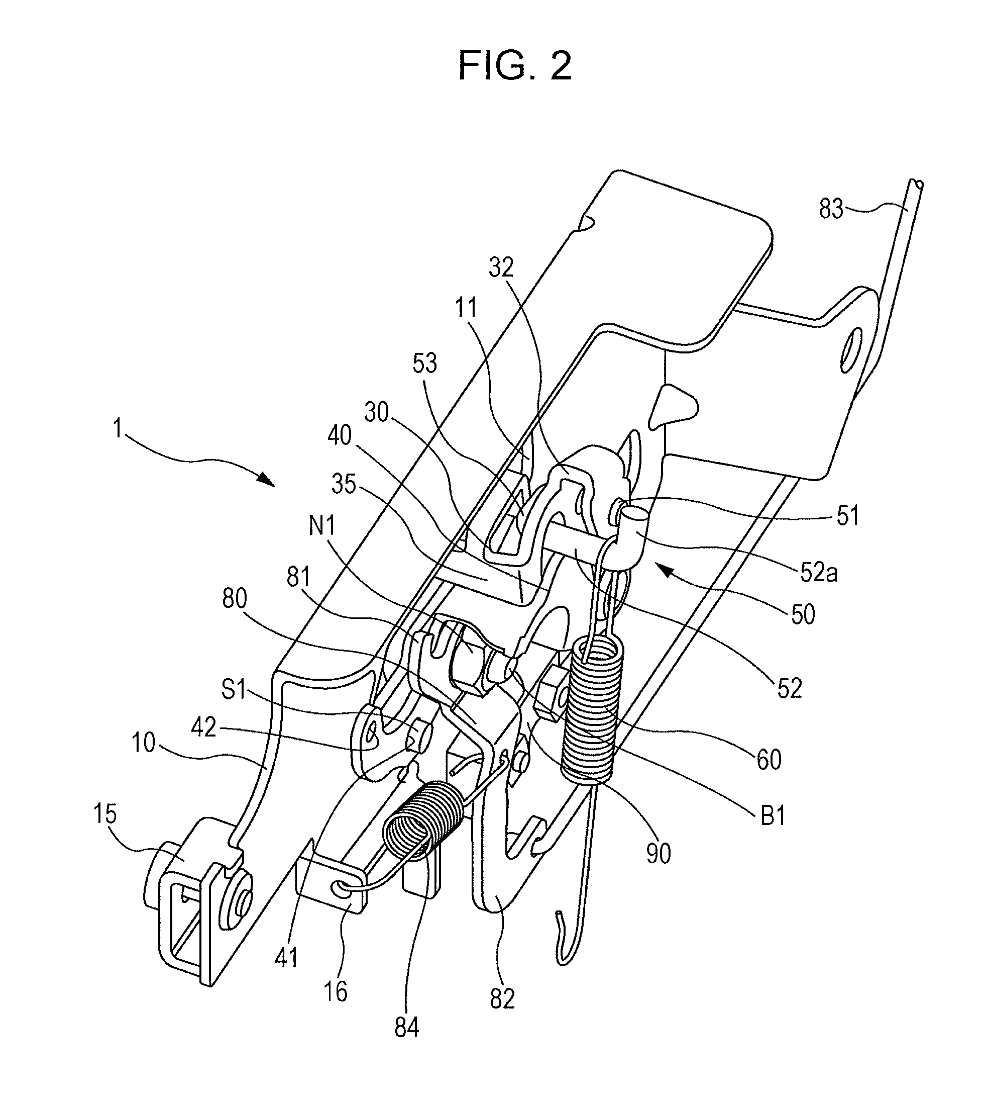 Operation device for engine