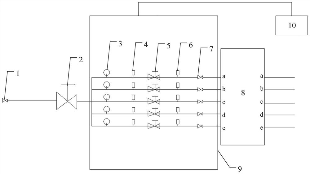 Method and device for debugging flow path of heat exchanger, and debugging equipment for flow path of heat exchanger