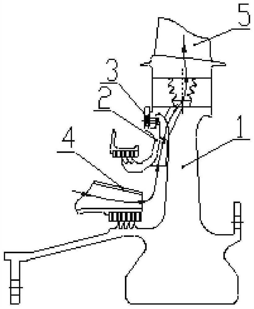 Turbine rotor with cooling, air-entraining and pressurizing impeller