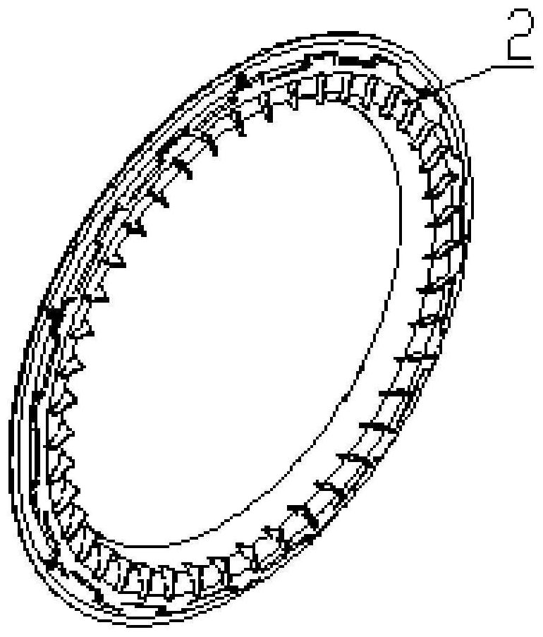 Turbine rotor with cooling, air-entraining and pressurizing impeller