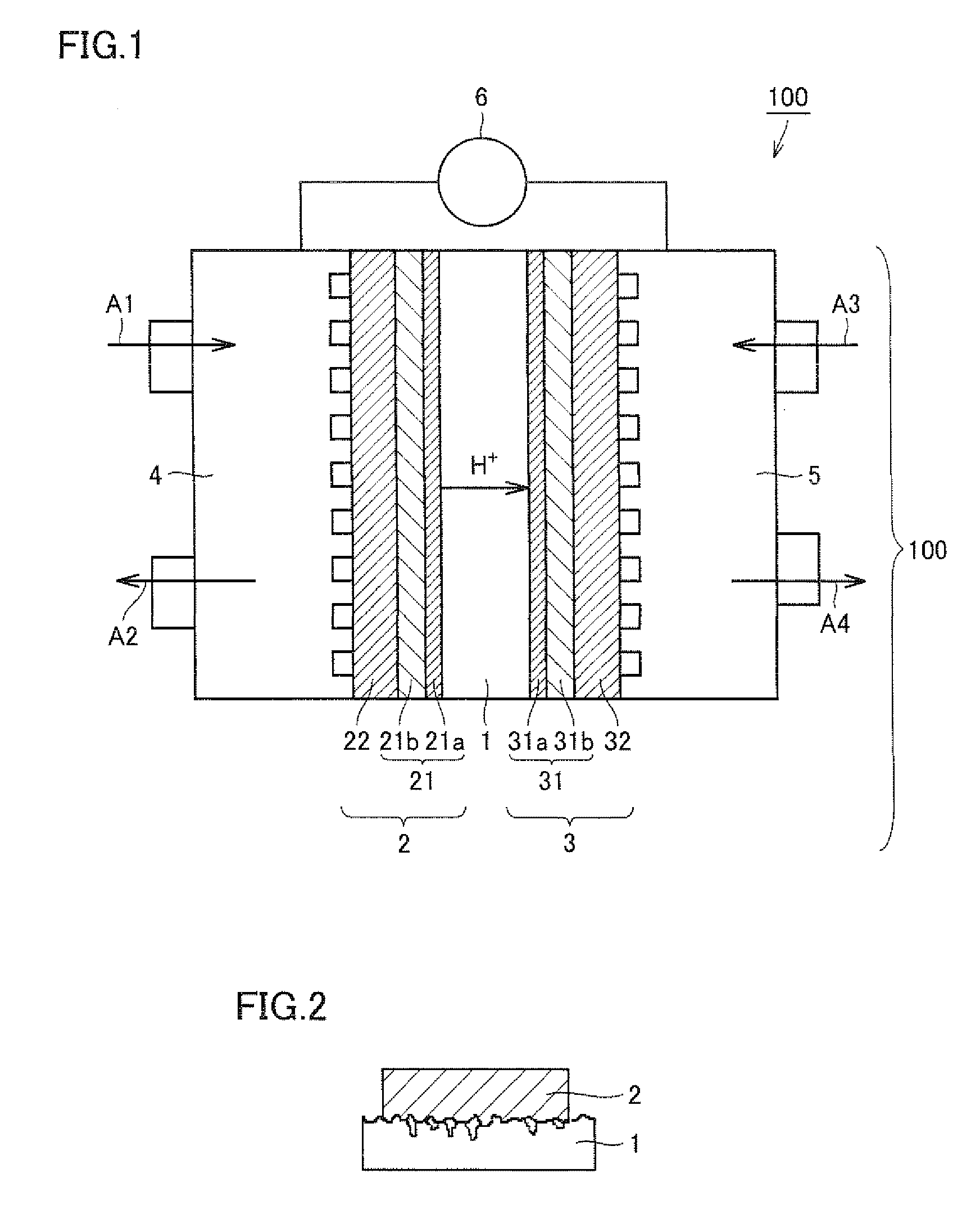 Solid polyelectrolyte type fuel cell and method of producing the same