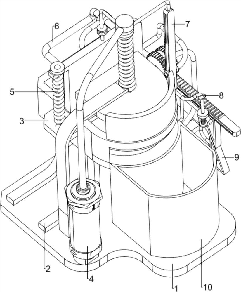 A kind of equipment for crushing and collecting sweet potato starch lumps