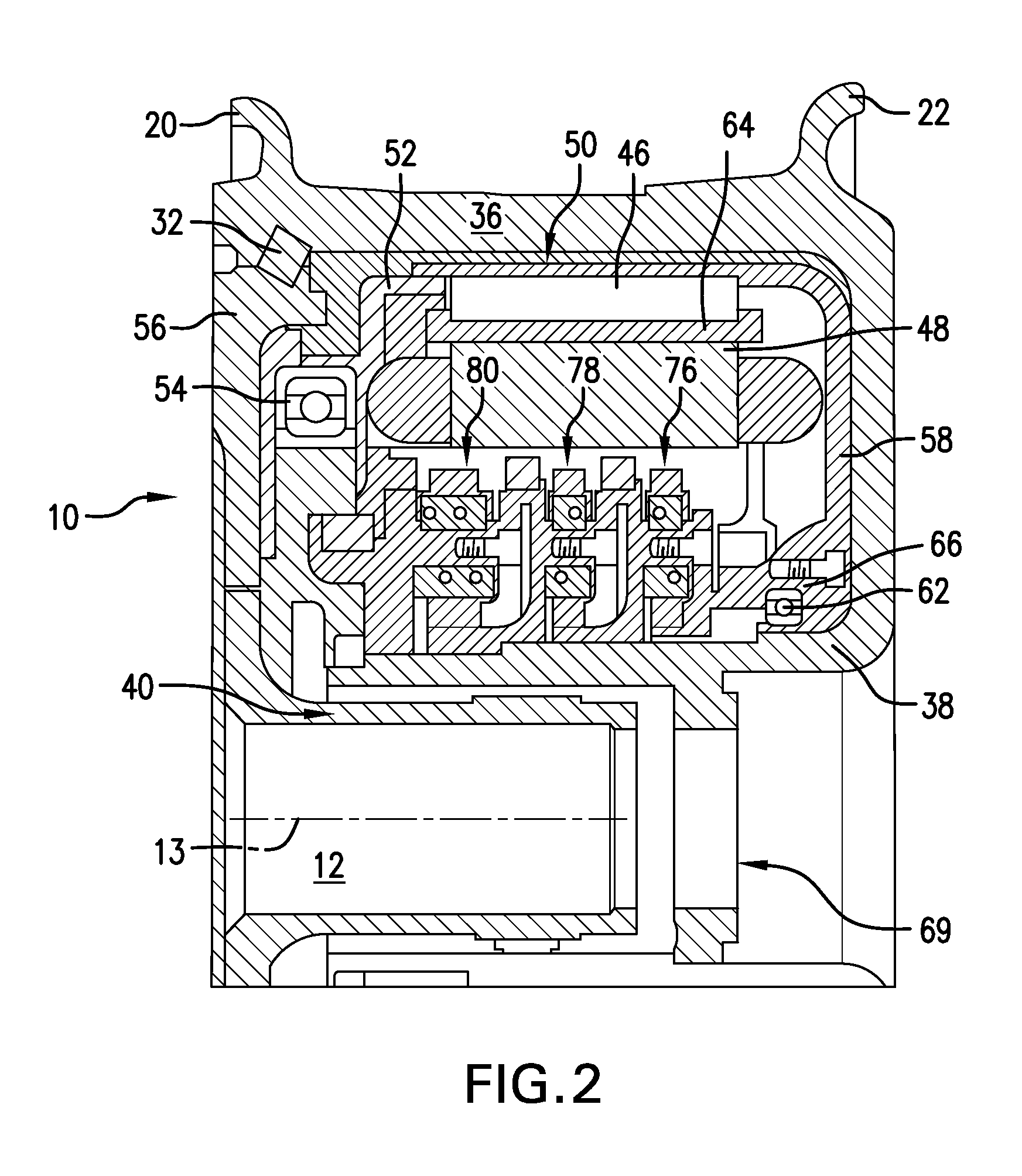 Motor and gearing system for aircraft wheel