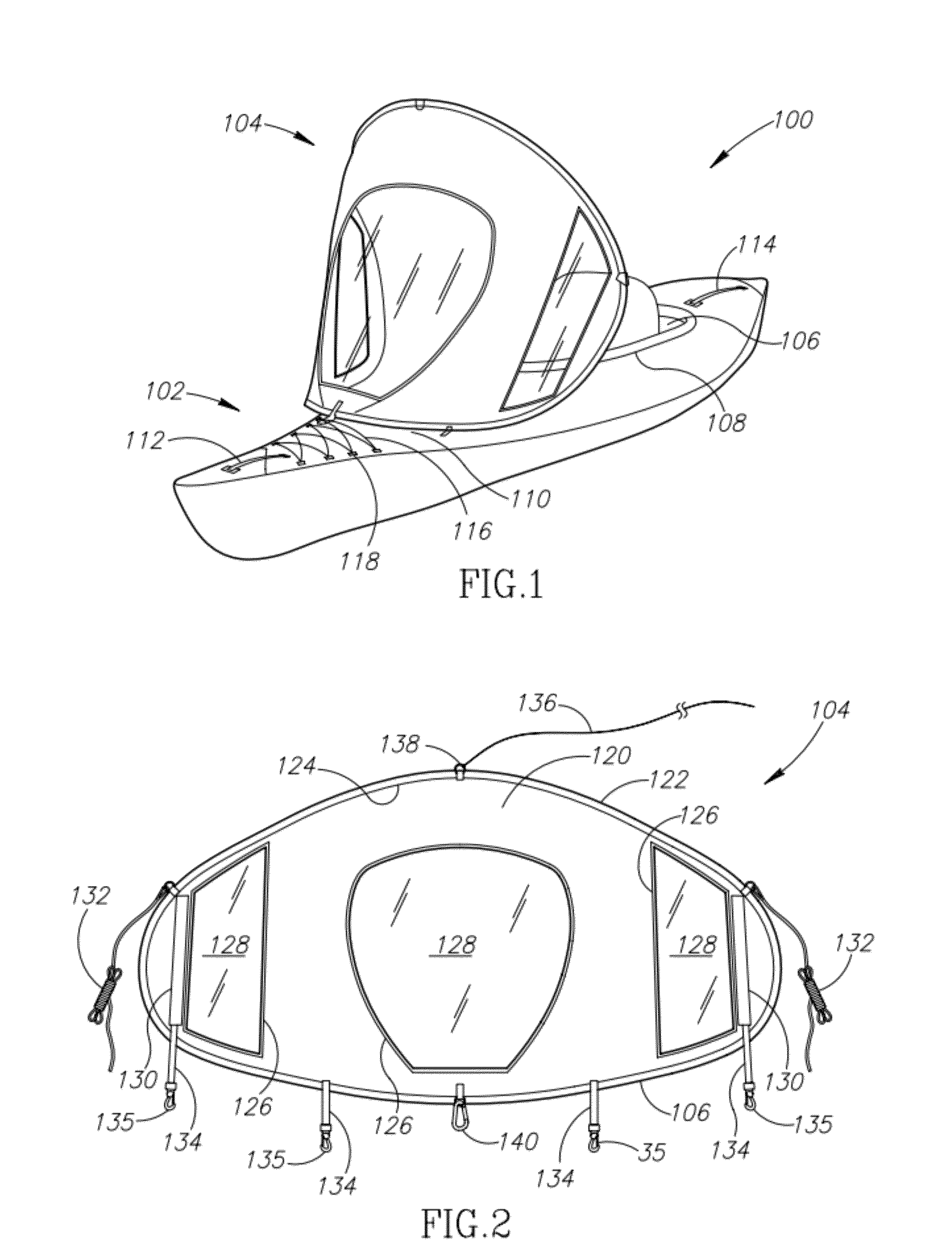 Portable sail for paddle-type vessels