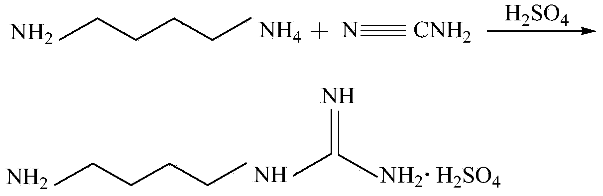 Synthesis method of agmatine sulfate