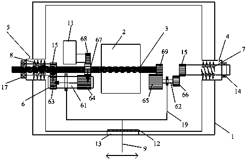 Two-stage energy storage motor structure with large starting torque